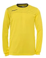 Piłka nożna - Uhlsport Match Team Kit (koszulka i Shorts) LS Cyan/biały, żółty, M 100316204 - miniaturka - grafika 1