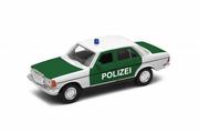 Zabawki zdalnie sterowane - Welly Mercedes-Benz W123 Polizei 1/34 - miniaturka - grafika 1