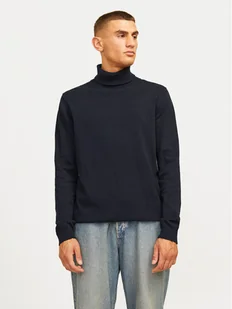 Jack&Jones Golf Basic 12258051 Granatowy Regular Fit - Swetry męskie - miniaturka - grafika 1