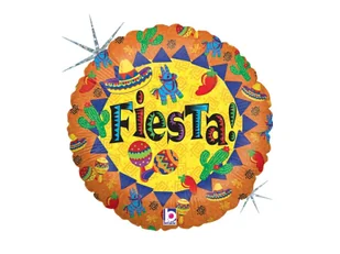 Balon foliowy Fiesta - 46 cm - 1 szt. - Balony i akcesoria - miniaturka - grafika 1