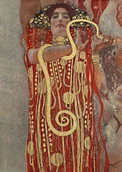 Plakaty - Plakat Hygieia Gustav Klimt reprodukcja Medycyna secesja - miniaturka - grafika 1