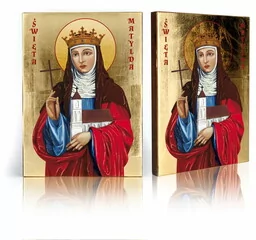 Ikona religijna Święta Matylda - Ikony i obrazy sakralne - miniaturka - grafika 1