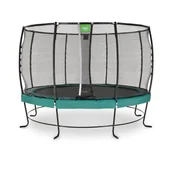 Trampoliny - Exit Trampolina ogrodowa Lotus Premium 366cm - Zielona - miniaturka - grafika 1