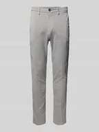 Spodnie męskie - Chinosy o kroju slim fit z wpuszczanymi kieszeniami - miniaturka - grafika 1