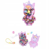 Prace ręczne dla dzieci - ZESTAW DO ROBIENIA BIŻUTERII BRANSOLETEK JEDNOROŻEC KORALIKI KOLOROWE - miniaturka - grafika 1