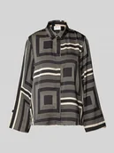 Koszule damskie - Bluzka koszulowa z kołnierzykiem model ‘MADJA’ - miniaturka - grafika 1