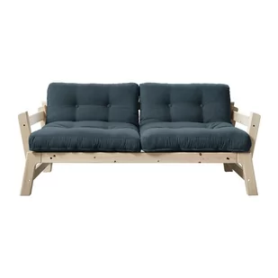 Sofa rozkładana z niebieskozielonym pokryciem Karup Design Step Natural/Petrol Blue - Sofy i kanapy - miniaturka - grafika 1
