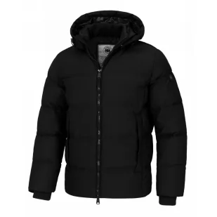 Kurtka zimowa z kapturem Pit Bull Duncan '24 - Czarna - Odzież taktyczna i umundurowanie - miniaturka - grafika 1