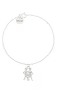 Bransoletki - Srebrna bransoletka ze znakiem zodiaku Bliźnięta - miniaturka - grafika 1