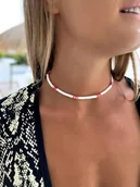 Naszyjniki - Naszyjnik Choker RAINBOW - miniaturka - grafika 1