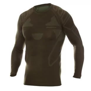 Brubeck Męska koszulka Ranger Protect Khaki L - Koszulki sportowe męskie - miniaturka - grafika 1