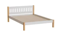 Łóżka - Łóżko Gaja 140X200 Biały / Dąb Naturalny - miniaturka - grafika 1