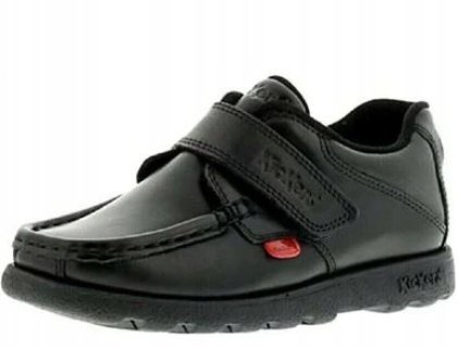 Kickers Półbuty Dziecięce Skórzane Rzepy 22 Żtg