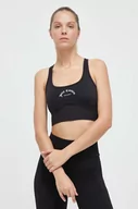Bielizna sportowa damska - Juicy Couture biustonosz sportowy Wendy kolor czarny gładki - miniaturka - grafika 1