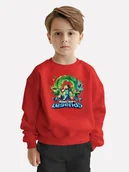 Bluzy dla dziewczynek - BLUZA DZIECIĘCA MINECRAFT LEGENDS 146-152 MŁODZIEŻOWA WZORY PREZENT JAKOŚĆ - miniaturka - grafika 1