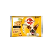 Mokra karma dla psów - Pedigree Vital Protection w sosie 100g x 4 (multipak x 1) - miniaturka - grafika 1