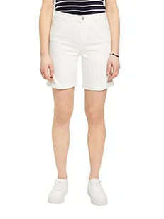 ESPRIT Damskie szorty dżinsowe 993EE1C301, 110/OFF białe, 26, 110/Off White - Spodenki damskie - miniaturka - grafika 1