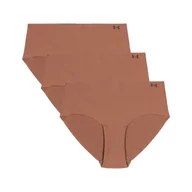 Majtki damskie - Majtki damskie Under Armour Pure Stretch NS HIP Brown S - miniaturka - grafika 1