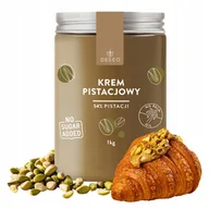 Słodkie kremy i masła - Krem pistacjowy BEZ CUKRU 1kg DESEO Krem z pistacji pasta pistacjowa - miniaturka - grafika 1