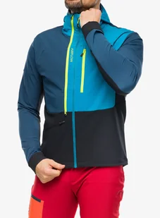 Kurtka softshell Ziener Nikado - hale navy/teal crystal - Kurtki męskie - miniaturka - grafika 1