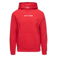Bluzy męskie - Męska Bluza HELLY HANSEN CORE HOODIE 53533_162 – Czerwony - miniaturka - grafika 1