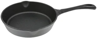 Patelnia żeliwna tradycyjna 16 cm mała indukcja gaz Krisberg - Patelnie - miniaturka - grafika 1