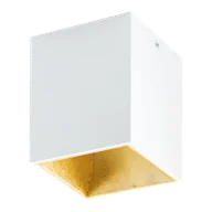 Oprawy, klosze i abażury - Downlight natynkowy POLASSO LED 3,3W 3000K - biały/złoty - miniaturka - grafika 1