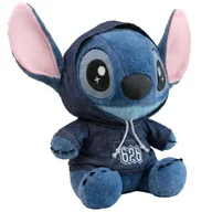 Maskotki i pluszaki - Duża Maskotka Pluszowa 45cm Niebieski Stworek w Bluzie Kaptur Prezent - miniaturka - grafika 1