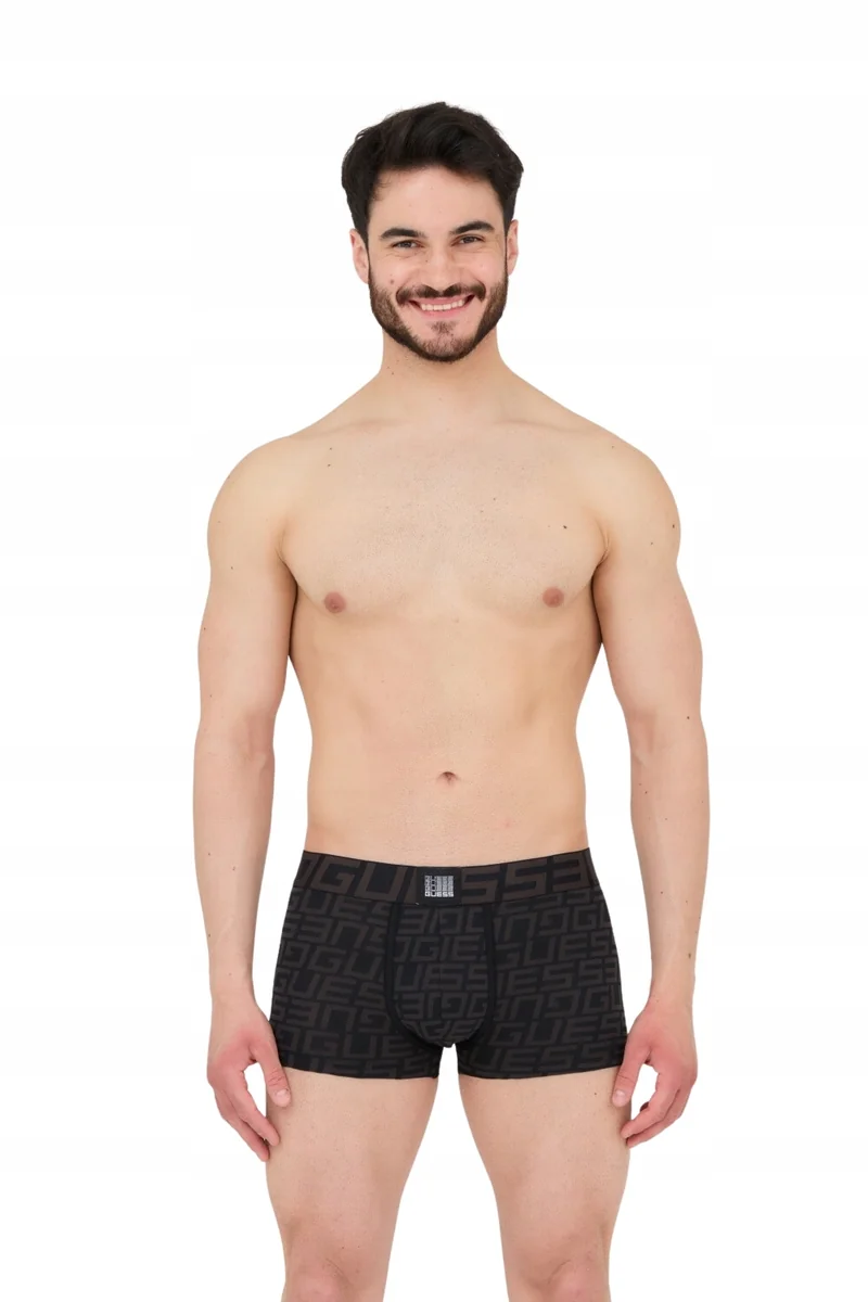 GUESS Bokserki 3-pack: 2x czarny 1x biały M