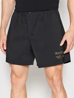 Spodnie sportowe męskie - Reebok Szorty sportowe Classics HA8759 Czarny Regular Fit - miniaturka - grafika 1