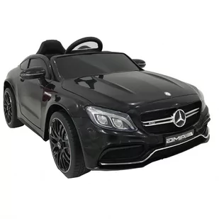MERCEDES C 63 S COUPE, MIĘKKIE SIEDZENIE , MĘKKIE KOŁA, SYSTEM ESW, 5 PUNKTOWE PASY /QY-1588 QY-1588-CZARNY-PL - Pojazdy elektryczne dla dzieci - miniaturka - grafika 1