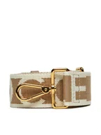 Paski - Coccinelle Wymienny pasek do torebki M21 Nastro Signature E3 M21 68 25 21 Beżowy - miniaturka - grafika 1