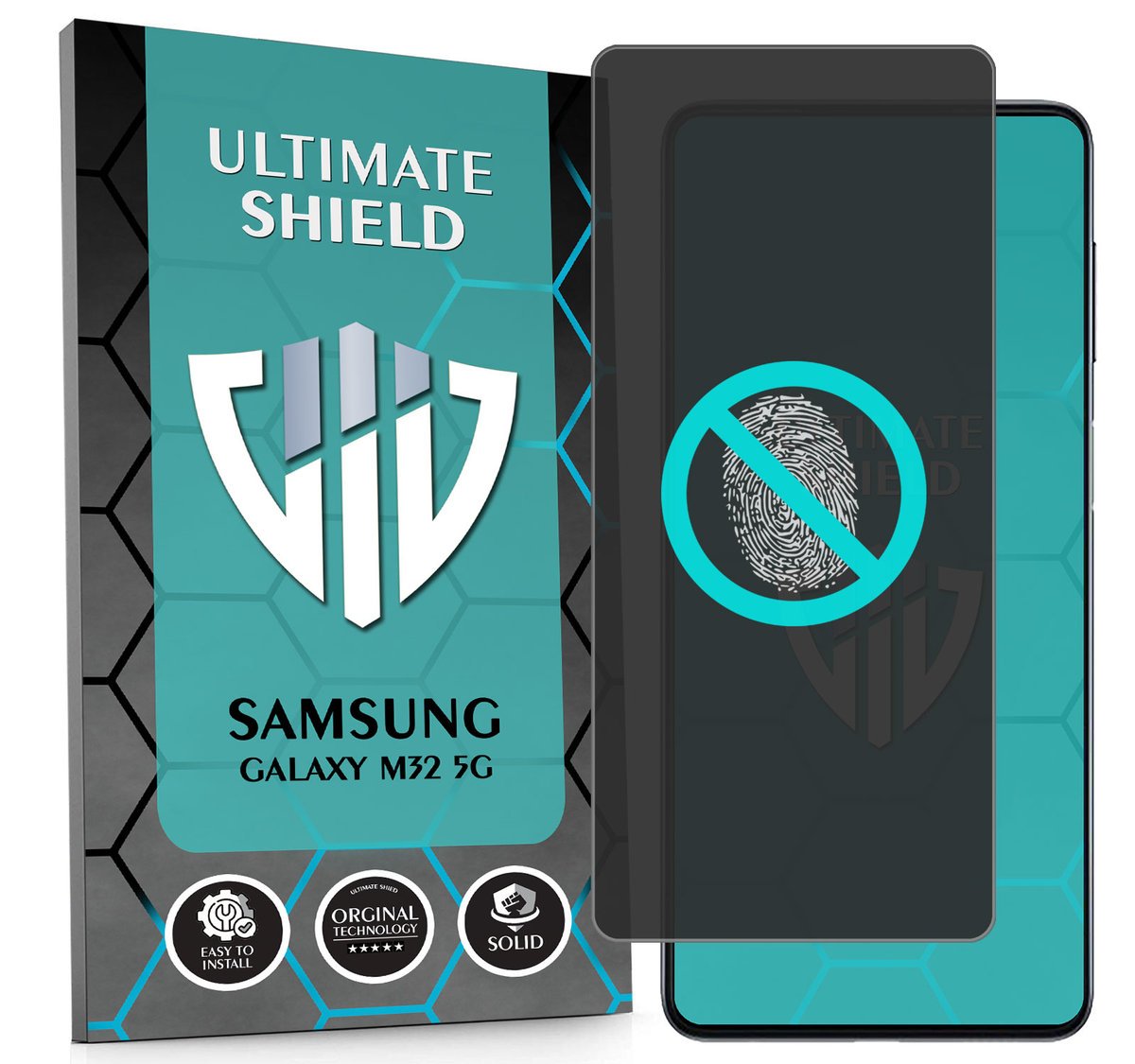 NAJLEPSZE SZKŁO 5D PEŁNE DO SAMSUNG GALAXY M32 5G NIETŁUKĄCE ORYGINAŁ