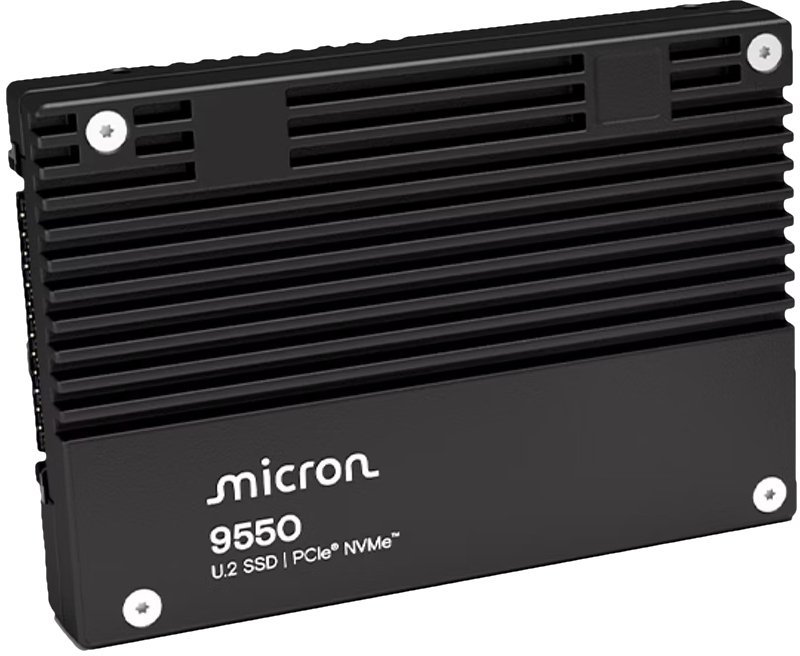 Dysk SSD Micron 9550 MAX SSD Mixed Use szyfrowany 6.4 TB intern 2.5