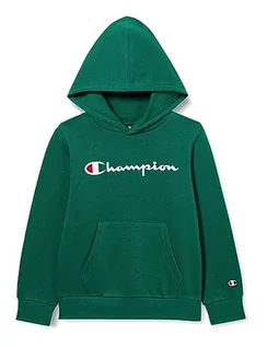 Bluzy i sweterki niemowlęce - Champion Legacy American Classics B-Ultralight Powerblend Fleece Dla dzieci i młodzieży Bluza z kapturem, Verde Avt, 9-10 lat - grafika 1