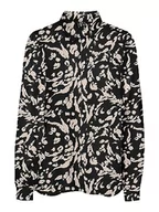 Bluzki damskie - VERO MODA Bluzka damska, Czarny/Aop: cila, M - miniaturka - grafika 1