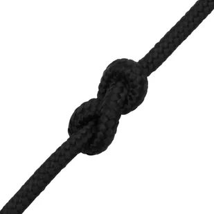 Linka żeglarska, czarna jednolita, 8 mm, 25 m, polipropylen - Żeglarstwo - miniaturka - grafika 6