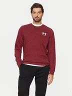 Bluzy męskie - Under Armour Bluza Ua Rival Terry 1370404 Bordowy Relaxed Fit - miniaturka - grafika 1