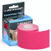 Akcesoria turystyczne - Dunlop Różowa Taśma 5cm kinesiologiczna Tape Taping Tejpy 5m - miniaturka - grafika 1