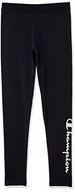 Legginsy - Champion Dziewczęce i dziewczęce Legacy American Classics Regularne Legginsy z logo, granatowe, 5-6 lat - miniaturka - grafika 1