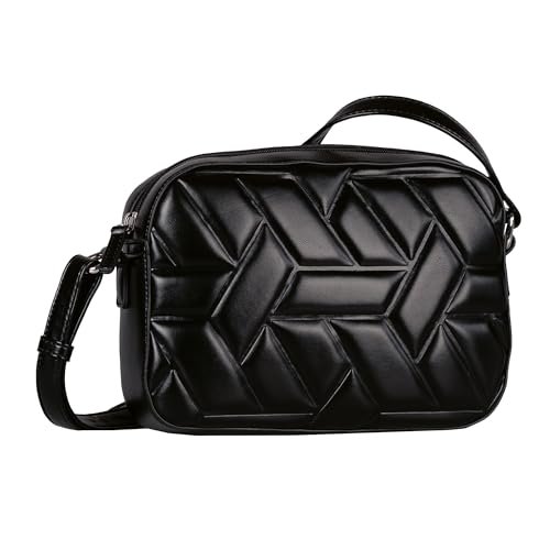 TOM TAILOR Amela, Torba na messenger Kobiety, Czarny, czarny