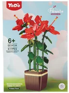 Klocki - MEGA CREATIVE, Klocki Konstrukcyjne Kwiaty 617 Elementów - miniaturka - grafika 1