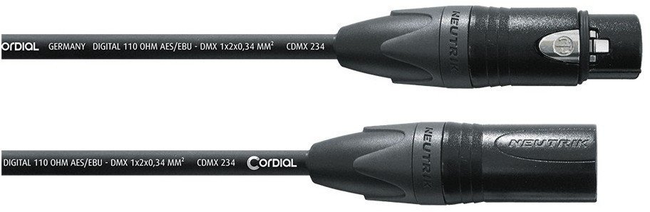 Cordial AES/EBU XLR to XLR cable, 10 m