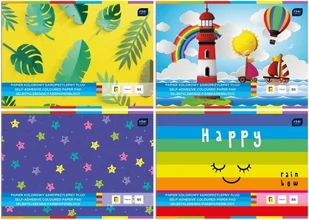 Inter-druk Zeszyt papierów kolorowych samoprzylepnych B5 8k. Fluo ZJ73INT - Szkolne artykuły papiernicze - miniaturka - grafika 1