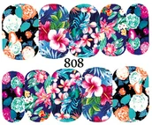 Ozdoby do paznokci - Naklejki wodne na paznokcie - nr 808 - miniaturka - grafika 1