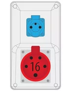 Rozdzielnie elektryczne - Pawbol Rozdzielnica R-BOX KOMPAKT 16A/5 1x250V B.165/1 B.165/1 - miniaturka - grafika 1