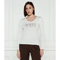 Bluzki damskie - GUESS Bluzka Slim Fit - miniaturka - grafika 1