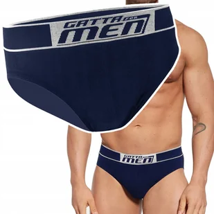 Slipy Męskie Bawełniane GATTA COTTON Dopasowane MAJTKI SPORT - L - Majtki męskie - miniaturka - grafika 1