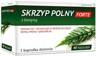Włosy, skóra, paznokcie - MBM Skrzyp Polny Forte z Biotyną włosy skóra, 40 kap. - miniaturka - grafika 1