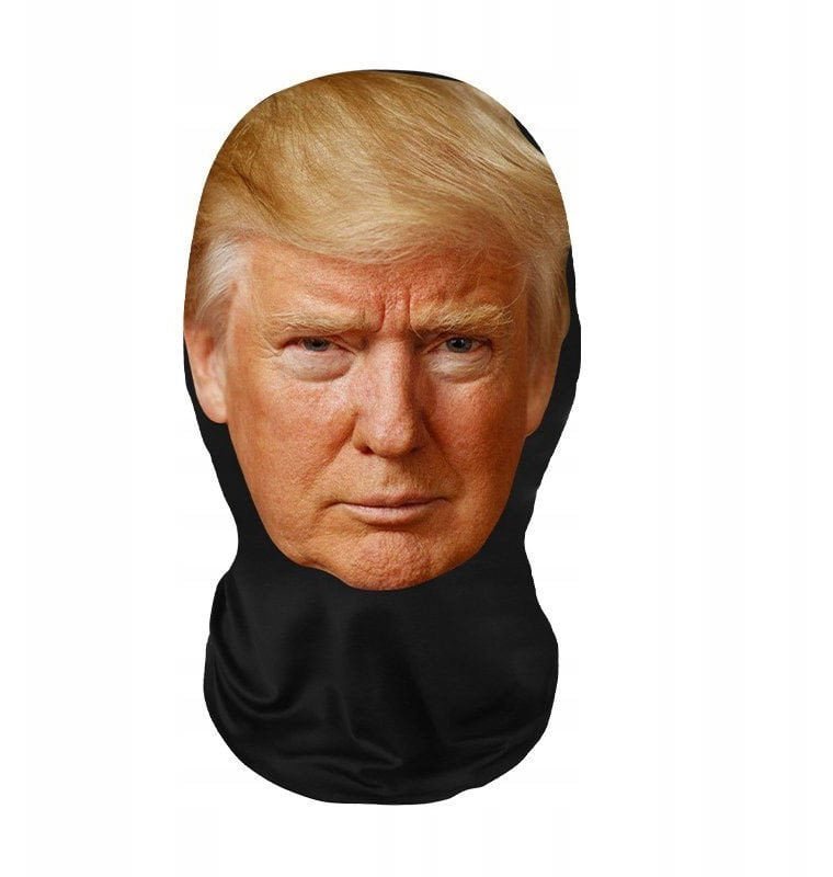 Kominiarka MASKA IMPREZA Narty Motor MIKROFIBRA NADUK 3D COSPLAY Trump2